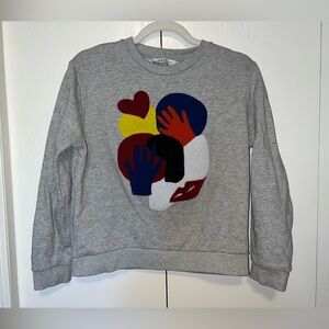 Sandro Timy Graphic Sweatshirt